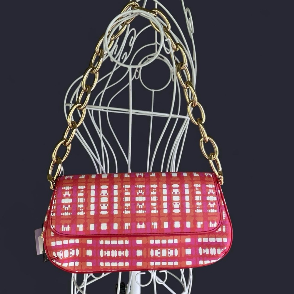 H.O.W. We Fashion 2.0 Flap Shoulder Summer Plaid